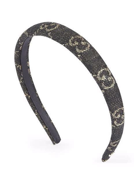 gucci silk headband replica|Gucci denim headband.